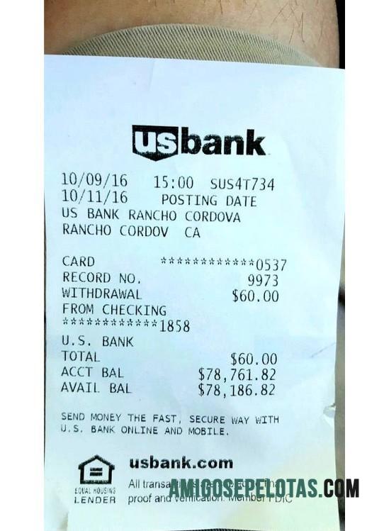 AS Us bank Pembayaran Kwitansi templat