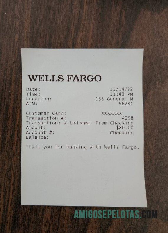 AS Wells Fargo Kwitansi desain