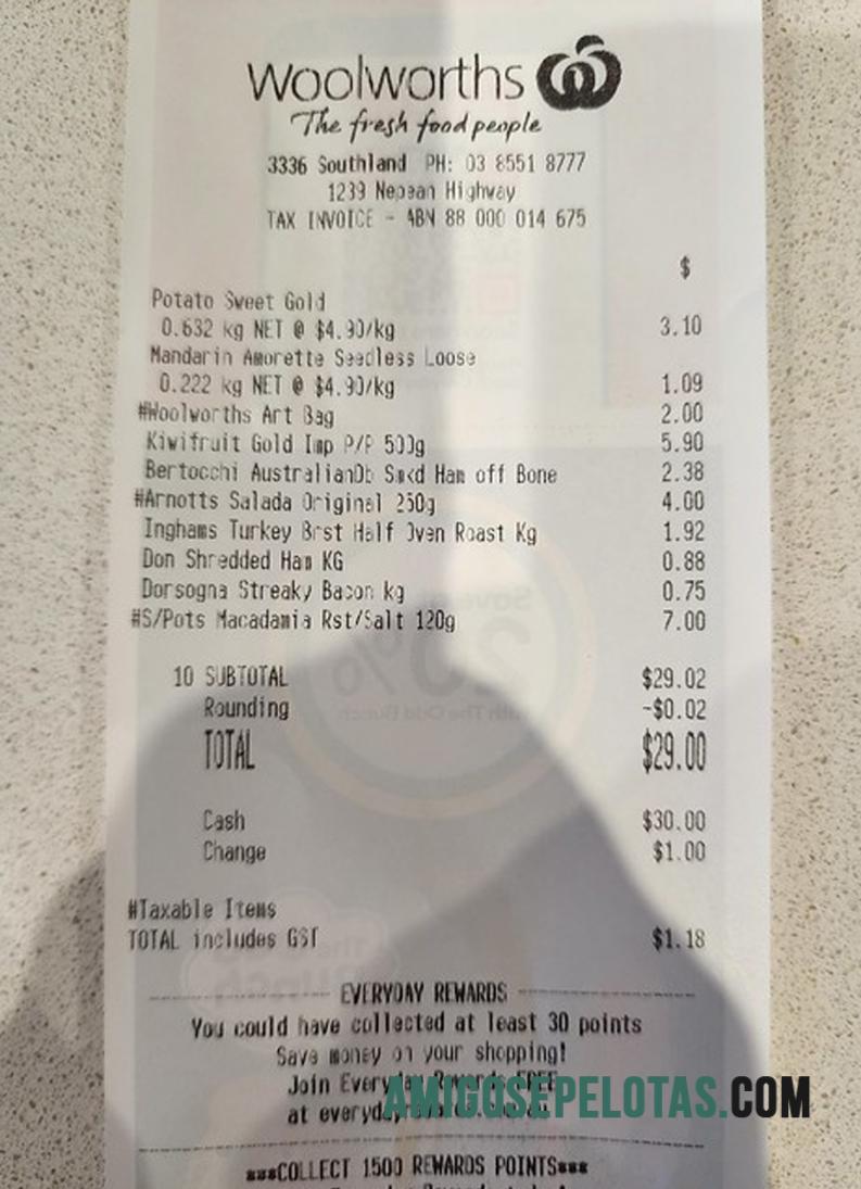 Woolworths market Pembayaran check desain