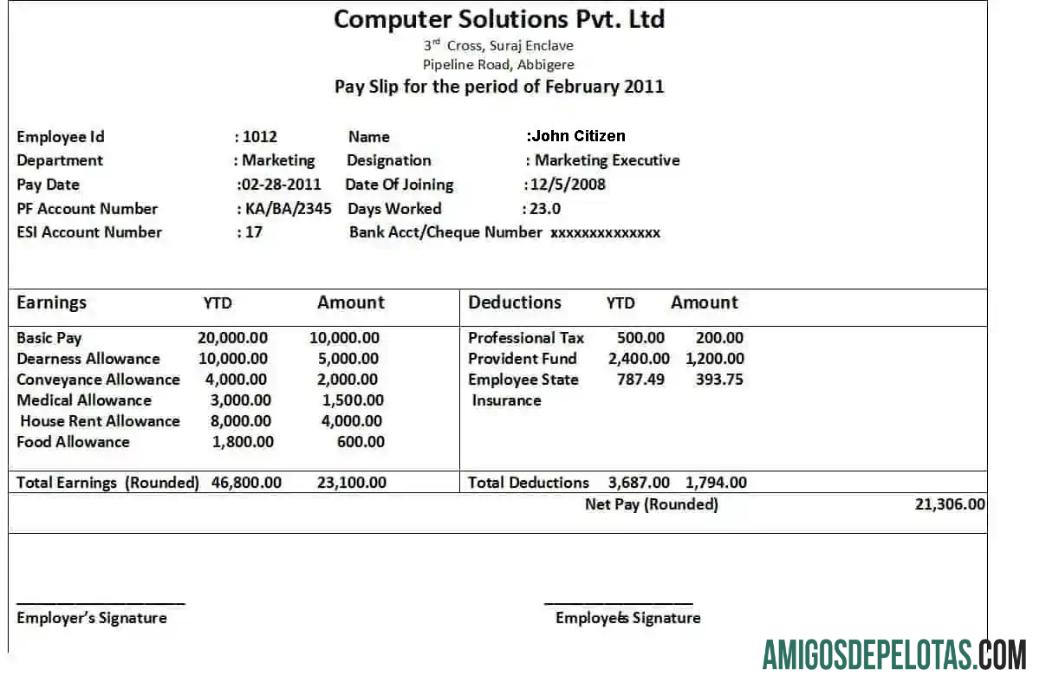 COMPUTER solutions Pvt. Ltd in Word and PDF format desain