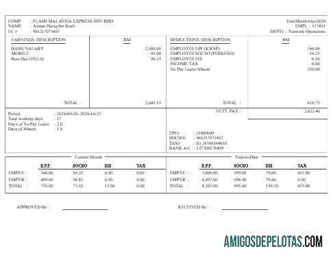 Berkualitas Flash Malaysia Express Pengiriman services earnings templat in Word and PDF format.PDF, 1