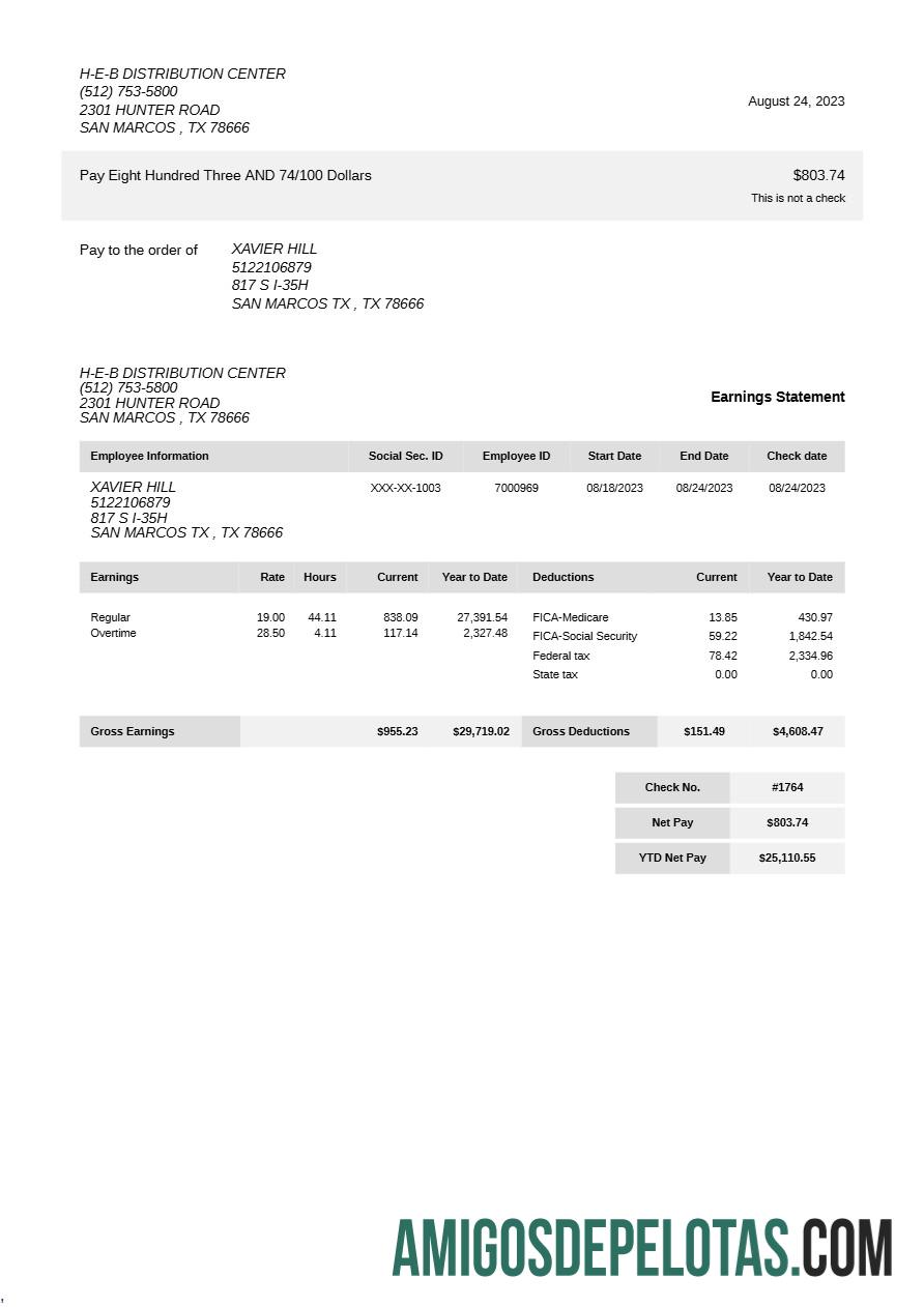 Premium H E B Distribution Center earning laporan templat in Word and PDF format.PDF, 2