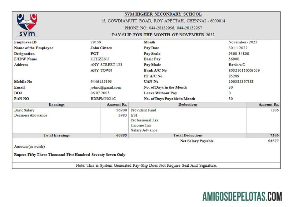 India SVM HIGHER SECONDARY sekolah Pendidikan Perusahaan pratinjau