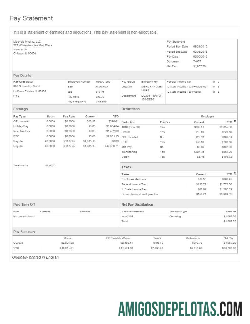 Premium Motorola Mobility LLC pay laporan templat in Word and PDF format.PDF, 1