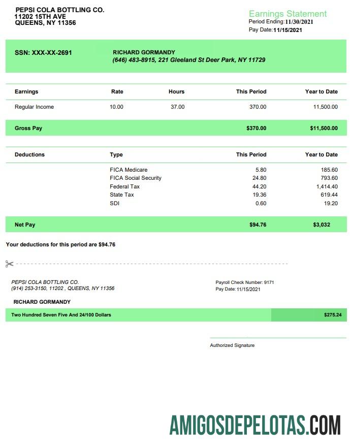 Papsi Cola bottling co earnings laporan in PDF and Word format desain
