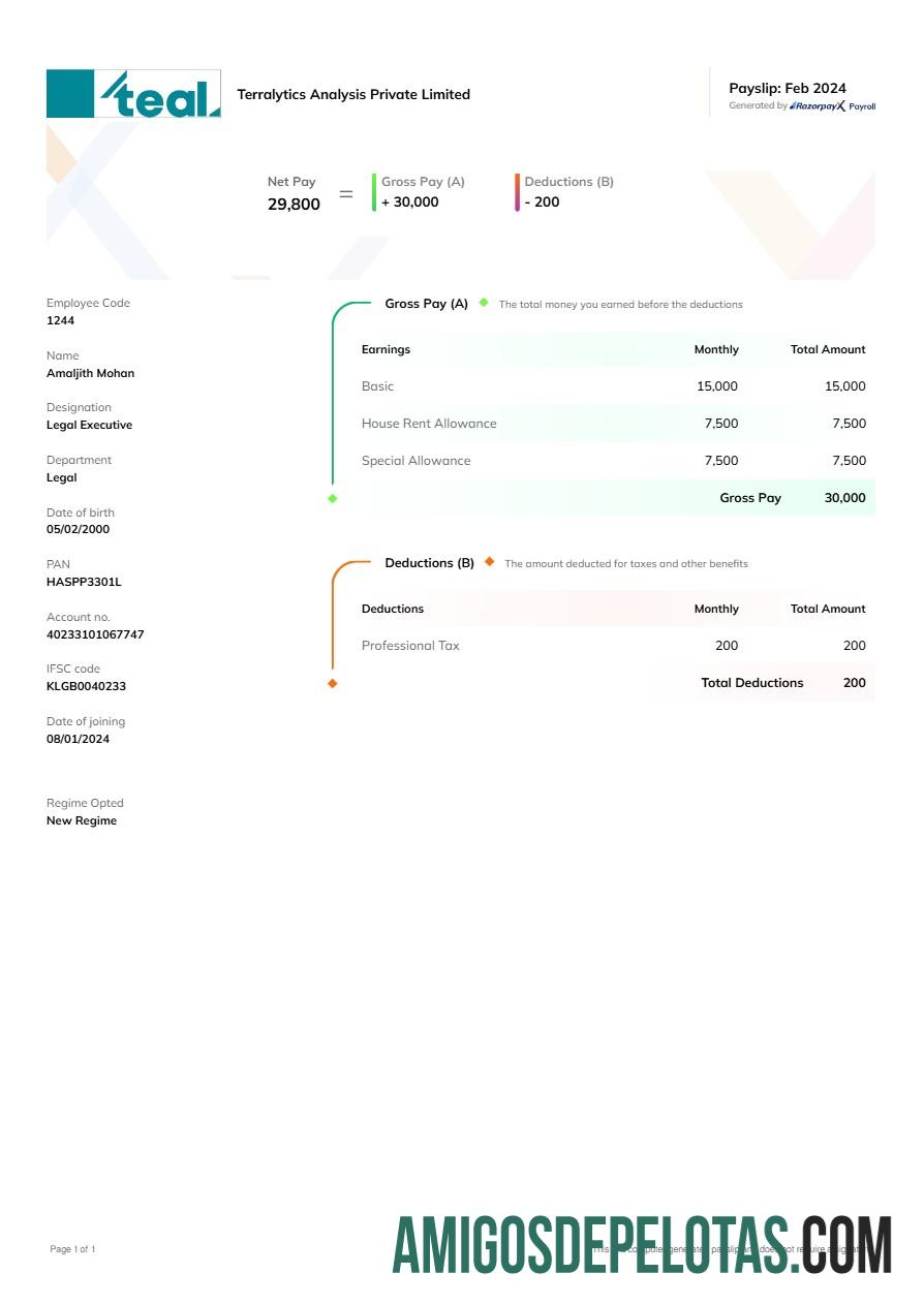 Dapat Diedit Terralytics Analisis payslip templat in Word and PDF format.PDF, 1