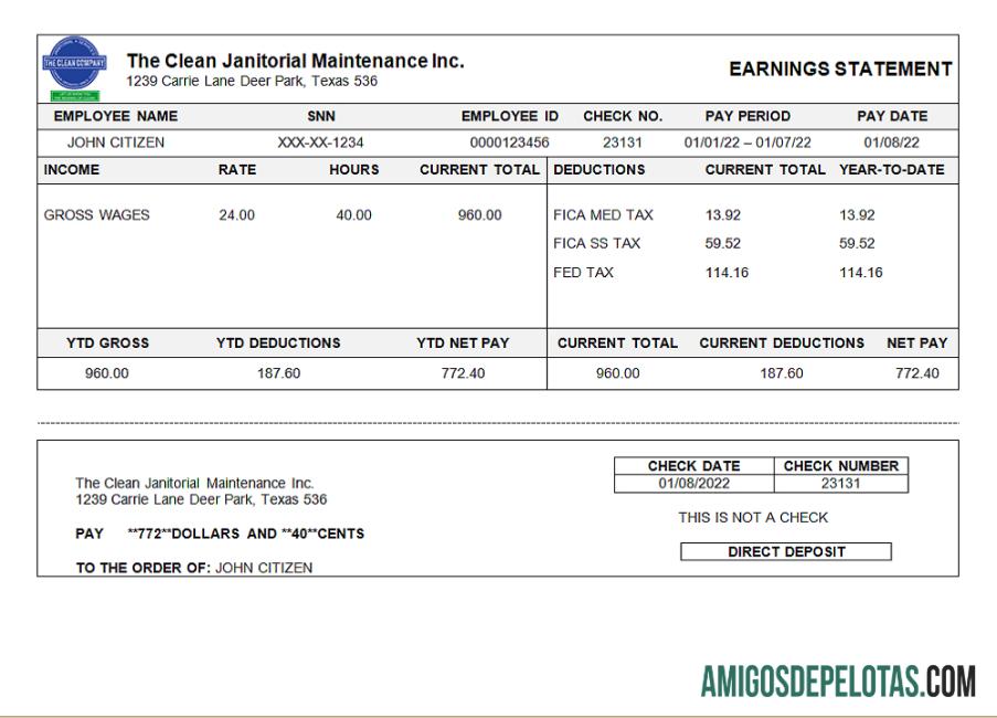 AS Texas komersial cleaning Perusahaan earnings laporan templat