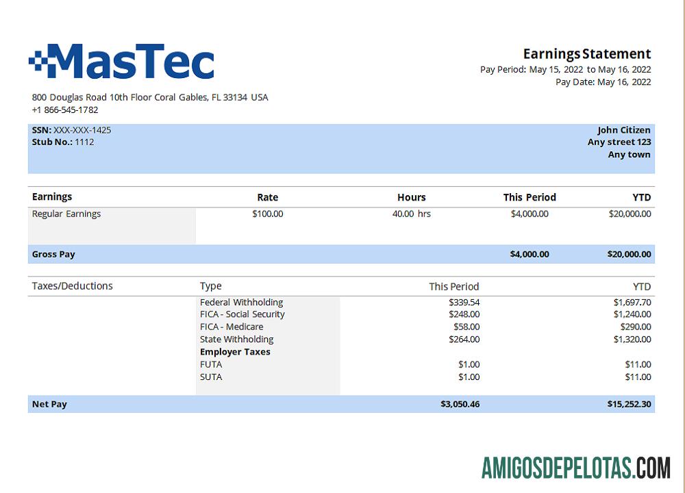 AS teknik Perusahaan employee sheet Mastec desain