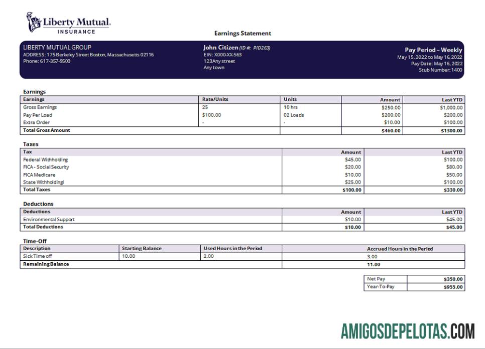 Berkualitas AS asuransi Perusahaan earning laporan templat in Word and PDF format, versi 2