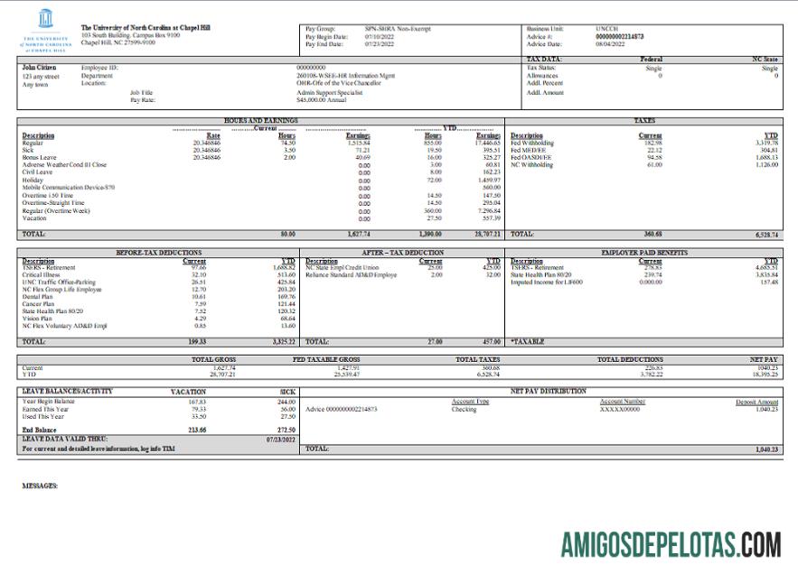 AS public research universitas employee sheet sampel