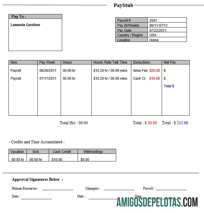 WAHPBC PayStub Lawanda Gardiner templat