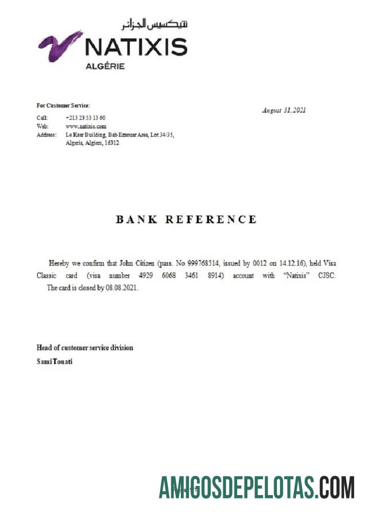 Aljazair Natixis Algerie bank closure Referensi desain