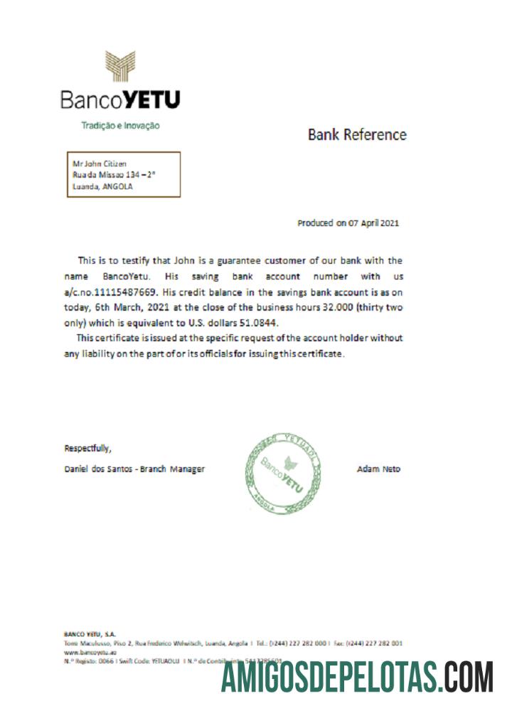 Angola Bancoyetu Referensi templat