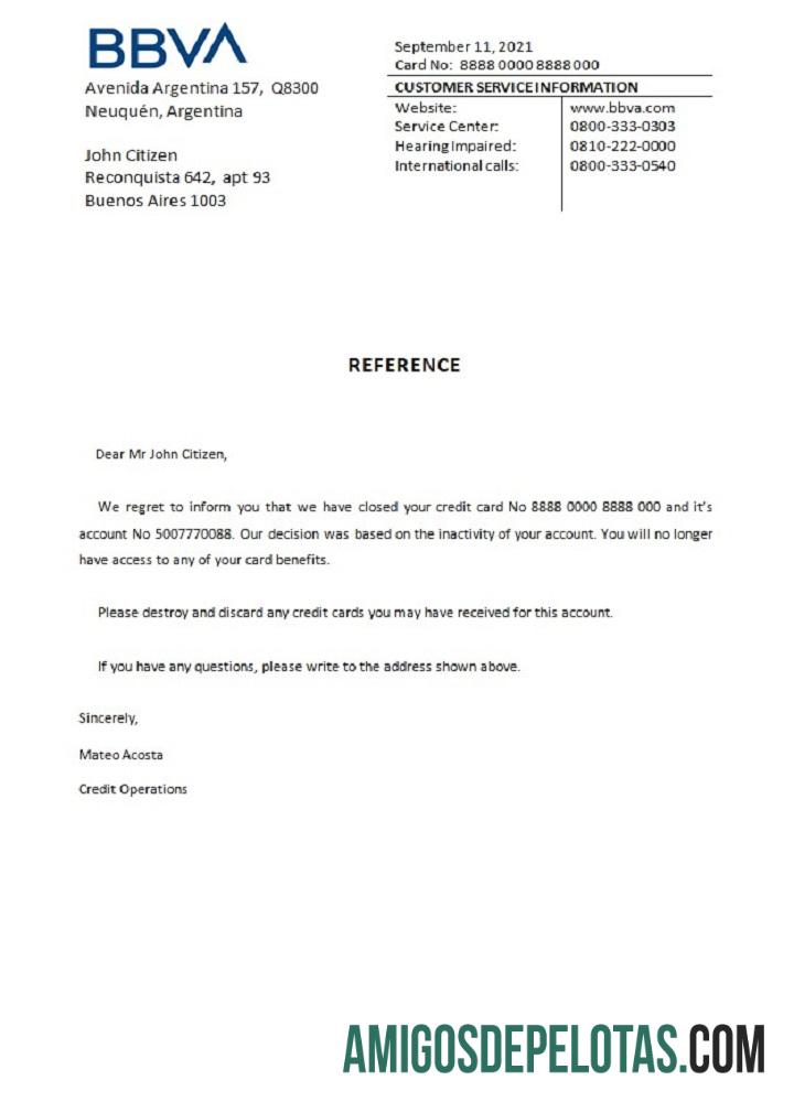 Argentina BBVA bank closure Referensi pratinjau