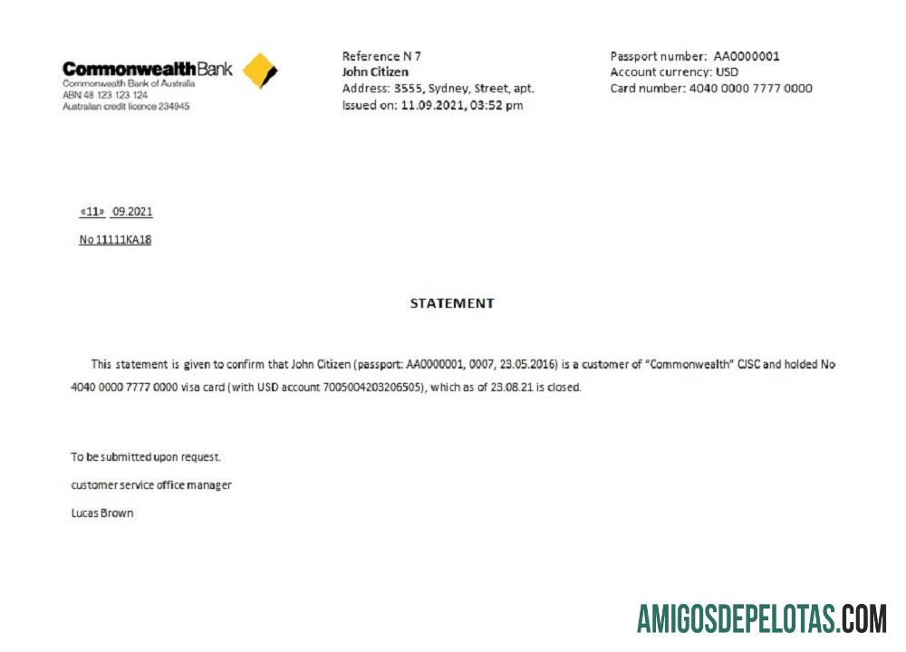 Australia Commonwealth closure Referensi makering