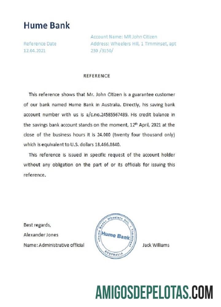 Australia Hume Referensi templat