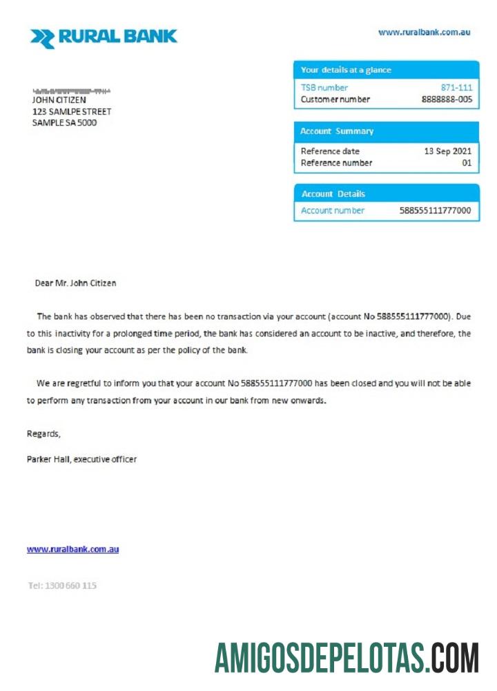 Australia Rural closure Referensi makering