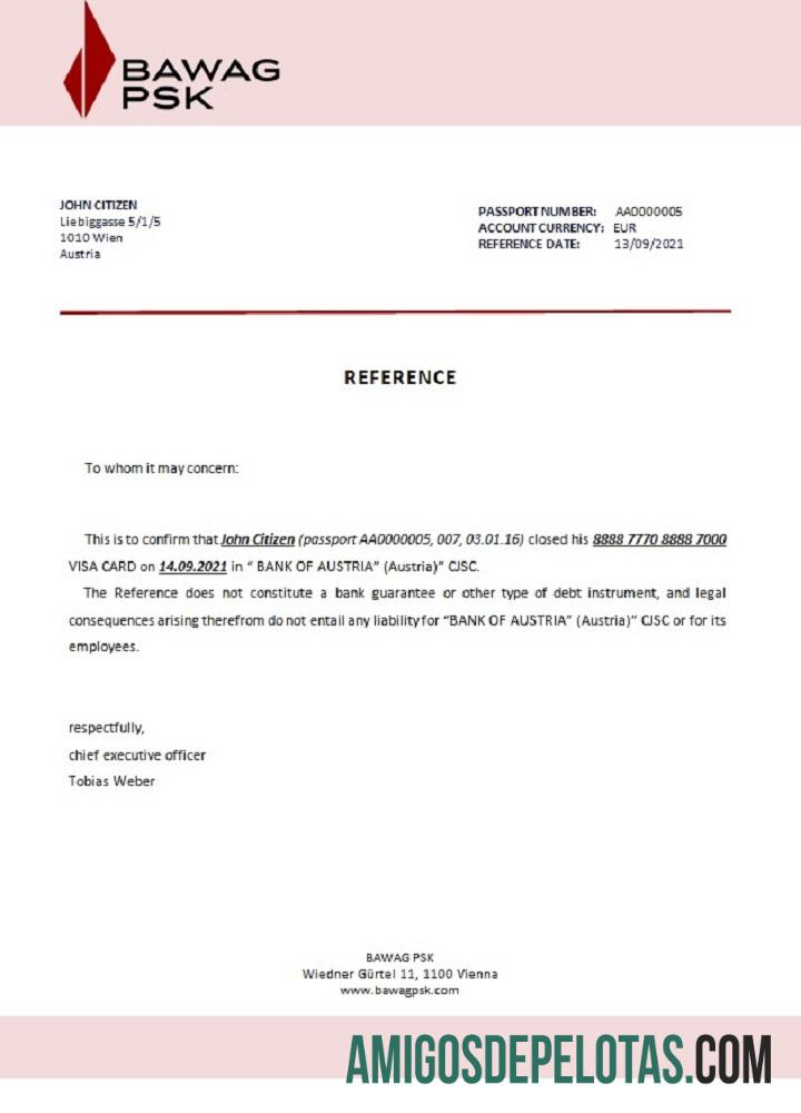 Austria BAWAG PSK closure Referensi desain