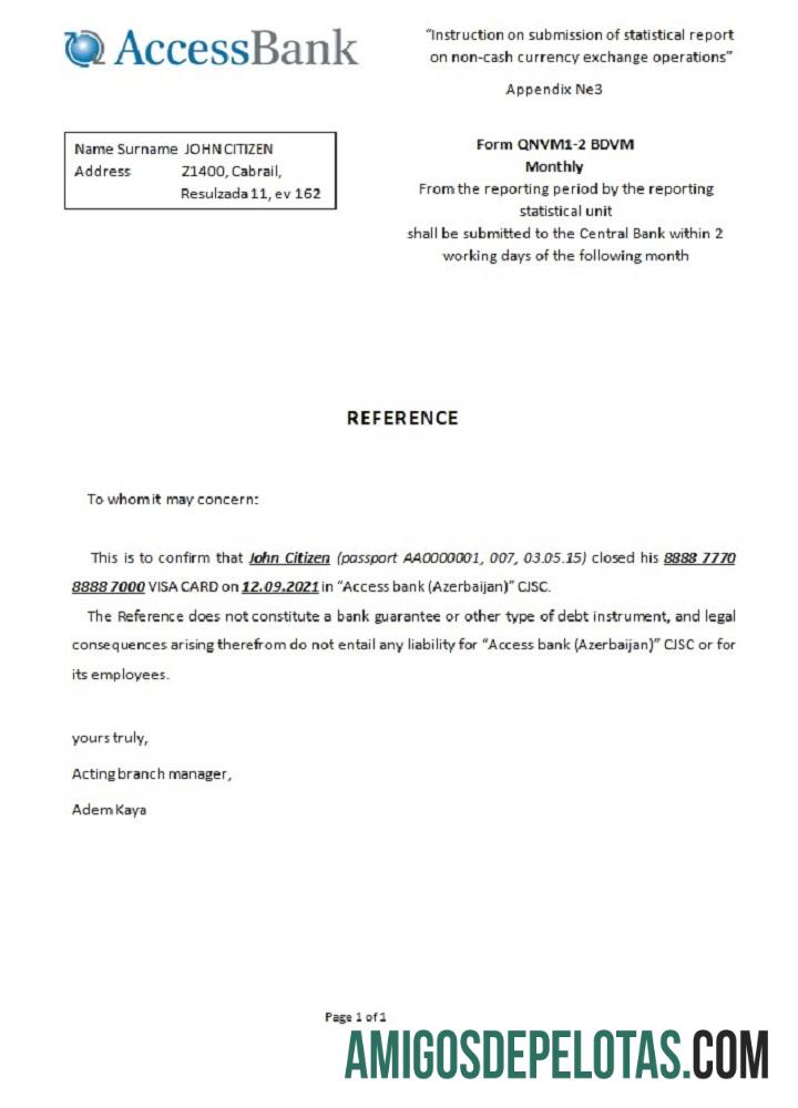 Azerbaijan Access closure Referensi makering