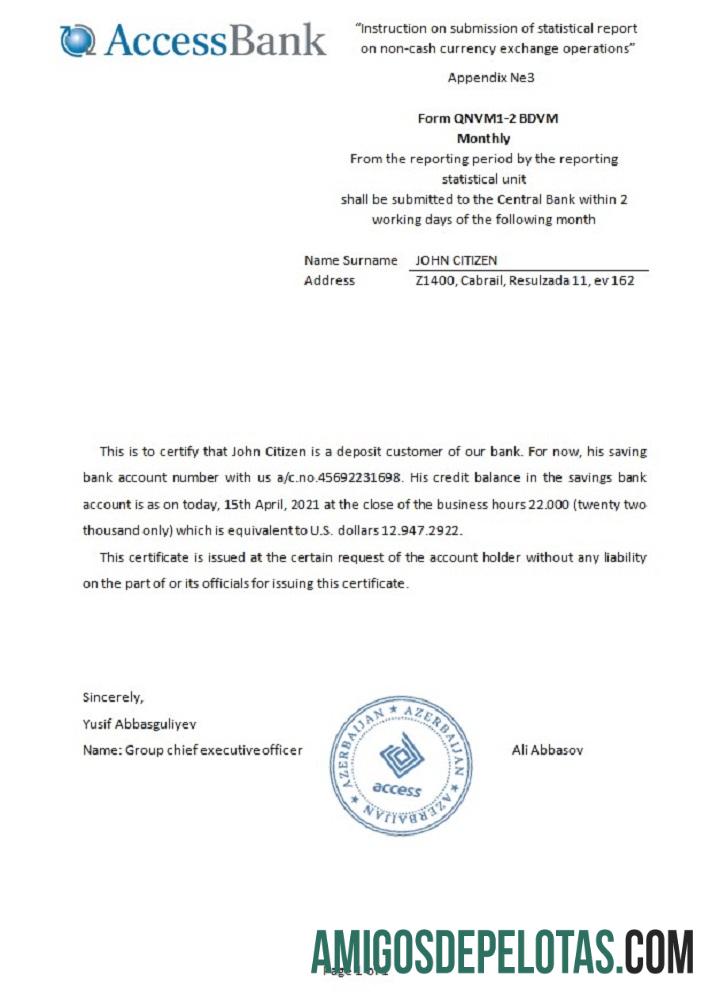 Azerbaijan Access Referensi makering