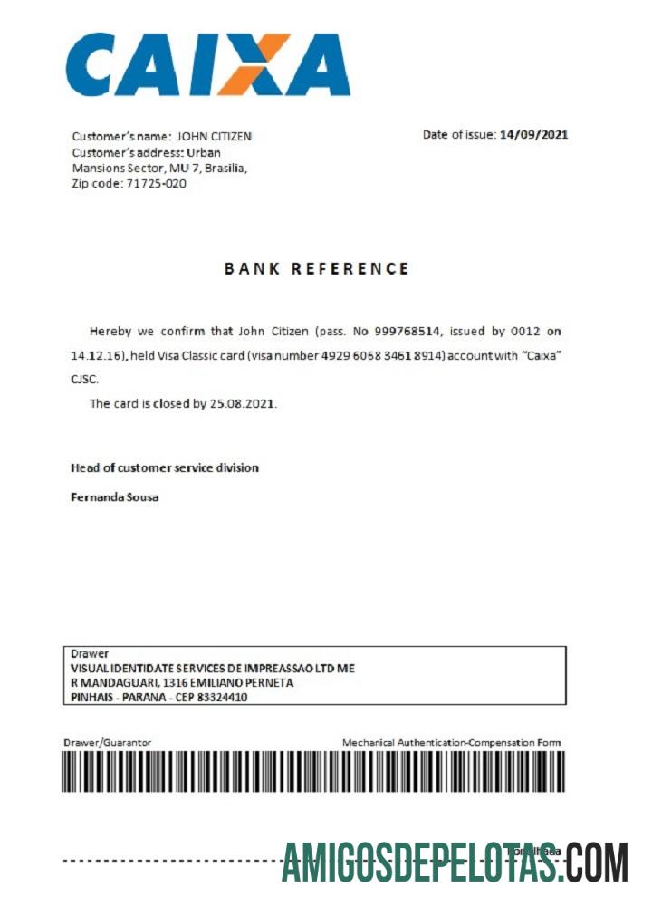 Brasil Caixabank closure Referensi desain