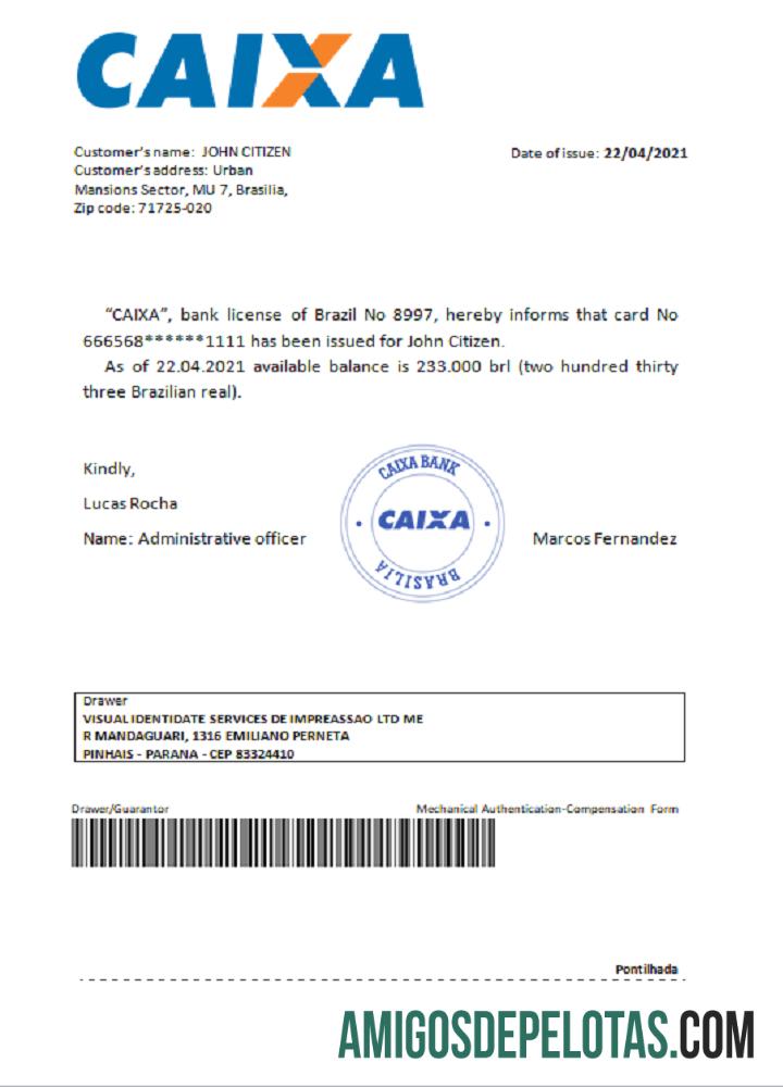 Brasil Caixabank Referensi templat