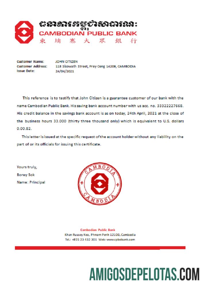 Kamboja Cambodianpublicbank Referensi makering