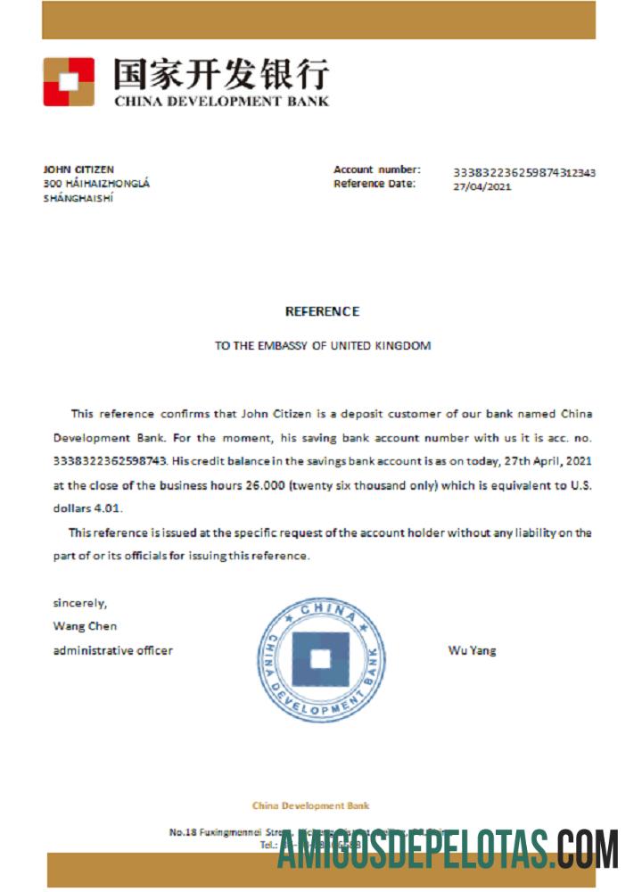 Tiongkok Development bank Referensi pratinjau