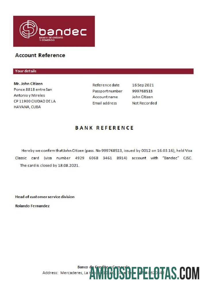 Kuba Bandec closure Referensi desain