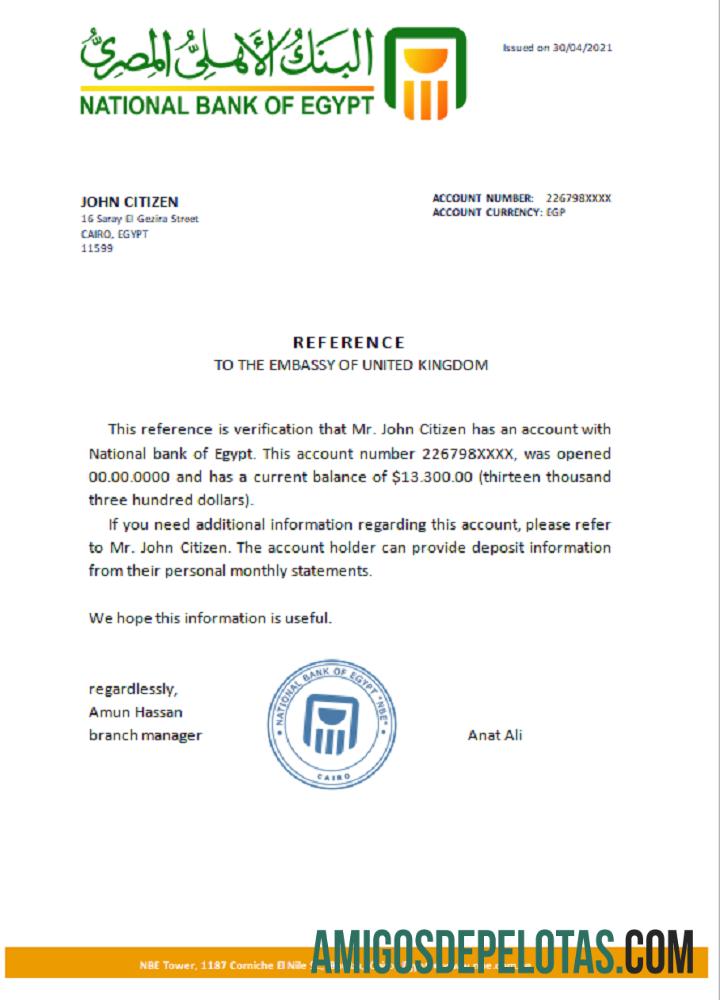 Mesir nasional bank of Mesir Referensi pratinjau