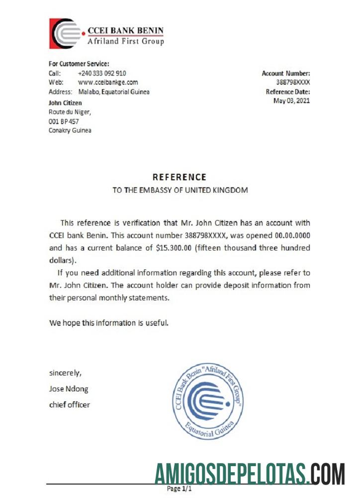 Guinea Khatulistiwa CCEI bank Benin bank Referensi makering