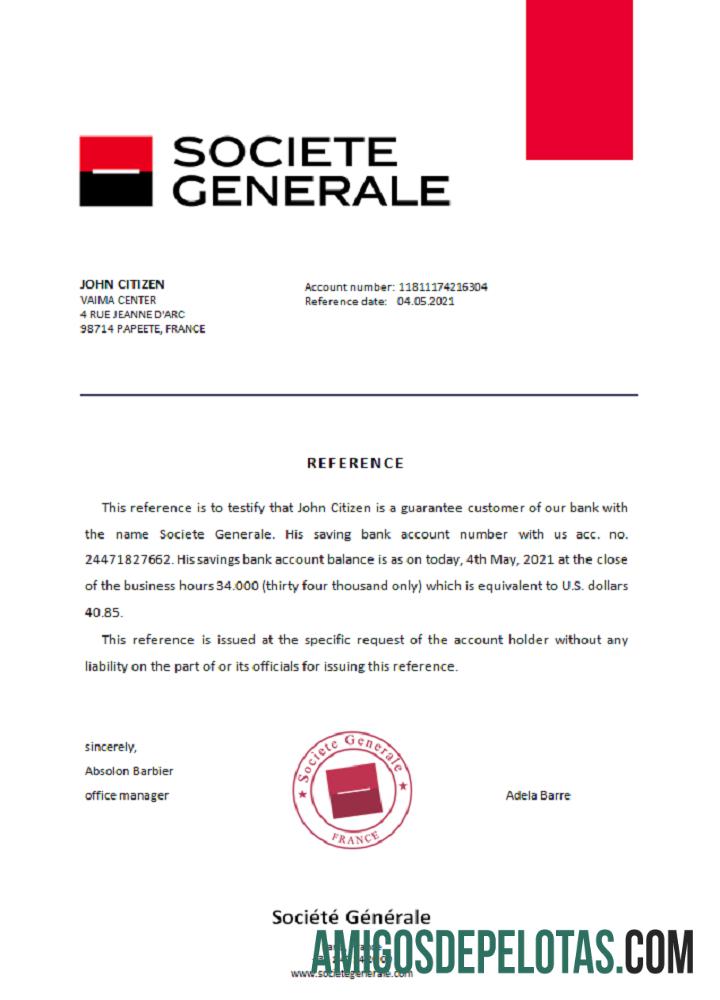 Prancis Socie╠üte╠ü Ge╠üne╠ürale Referensi pratinjau