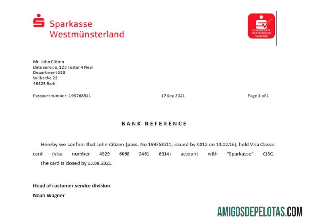 Jerman Sparkasse closure Referensi makering