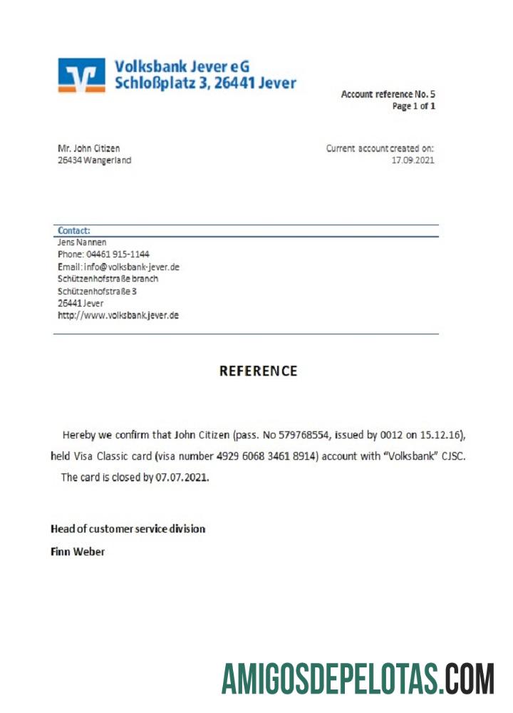 Jerman Volksbank closure Referensi makering