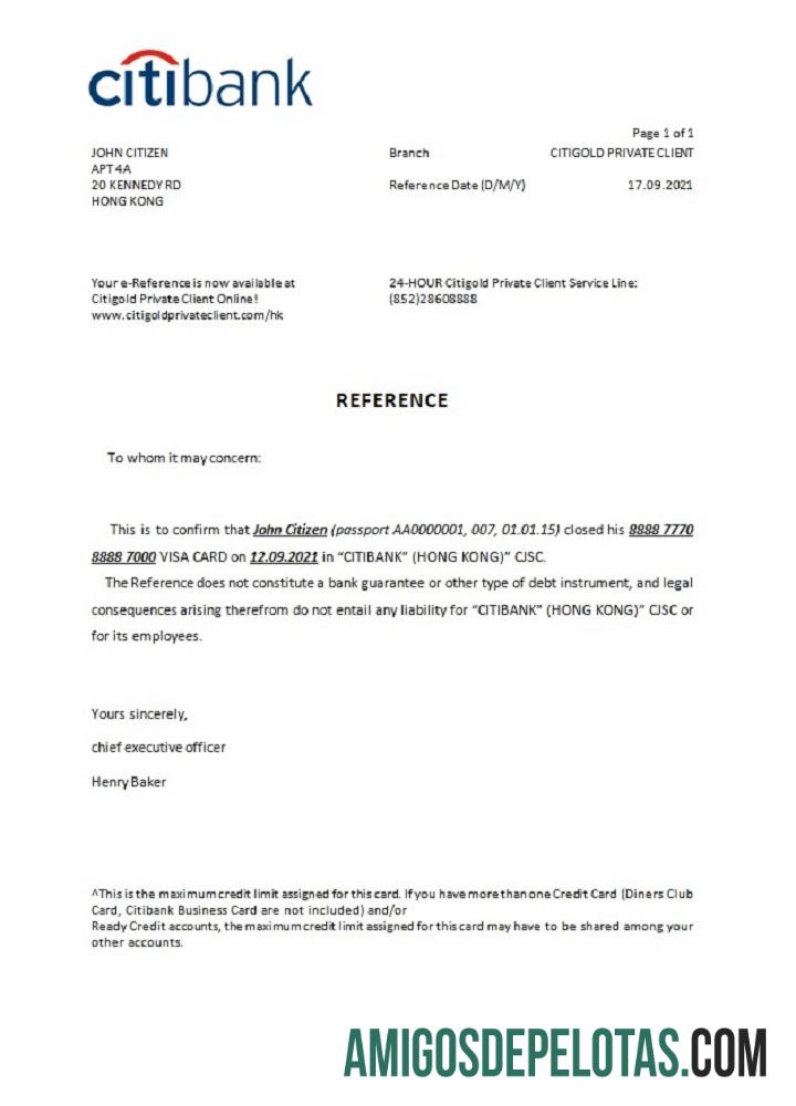 Hong Kong Citibank closure Referensi desain