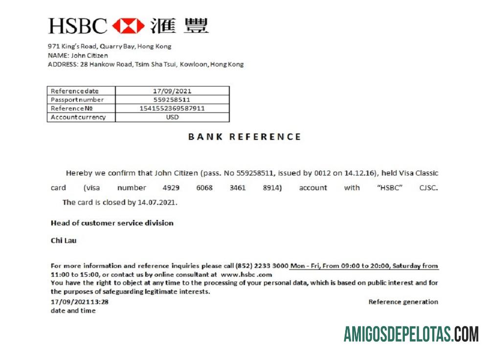 Hong Kong HSBC closure Referensi desain