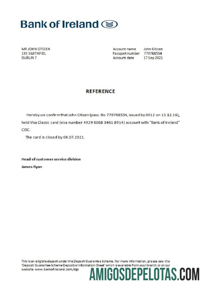 Irlandia bank of Irlandia closure Referensi makering