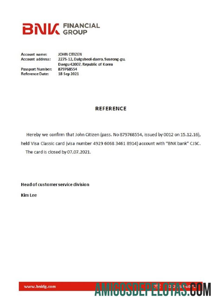 Korea BNK bank closure Referensi desain
