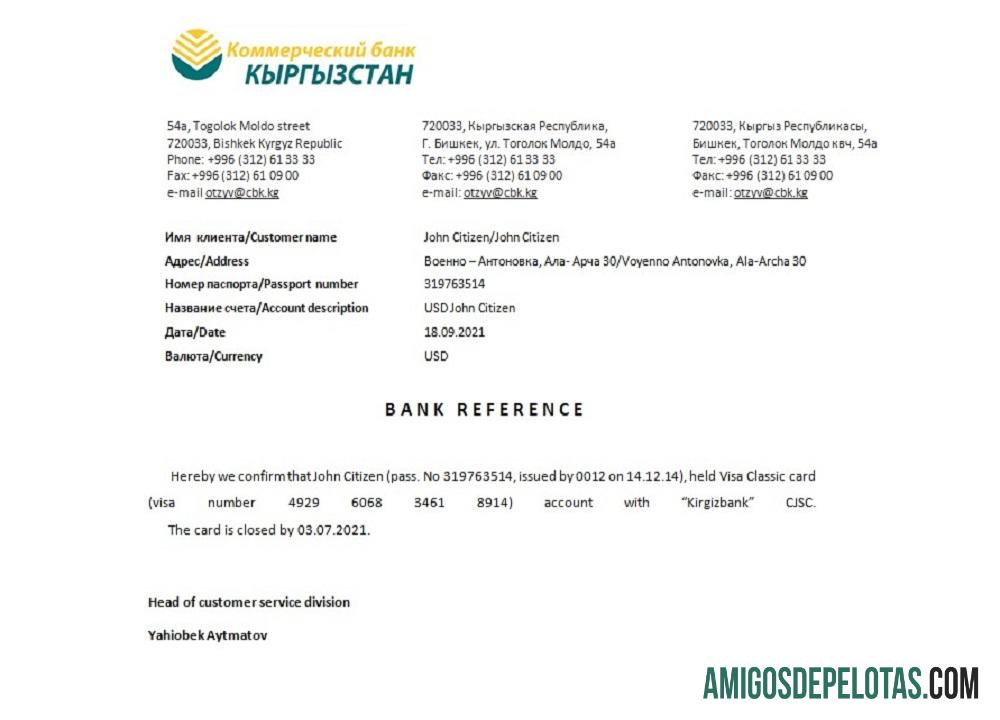 Kirgizstan Kirgizbank closure Referensi templat
