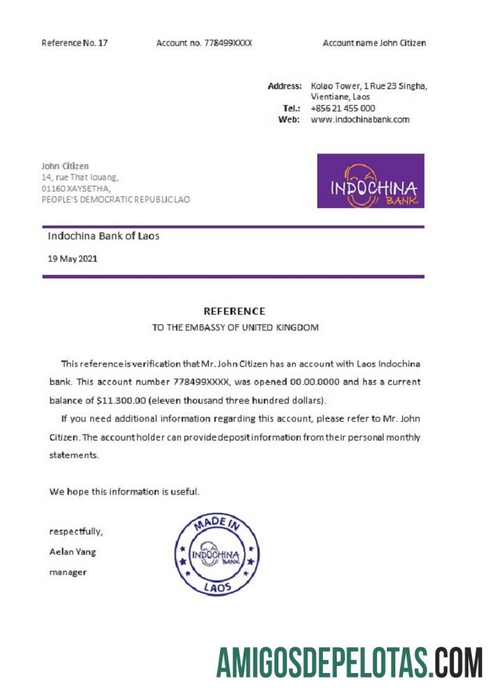 Laos Indochina bank Referensi makering