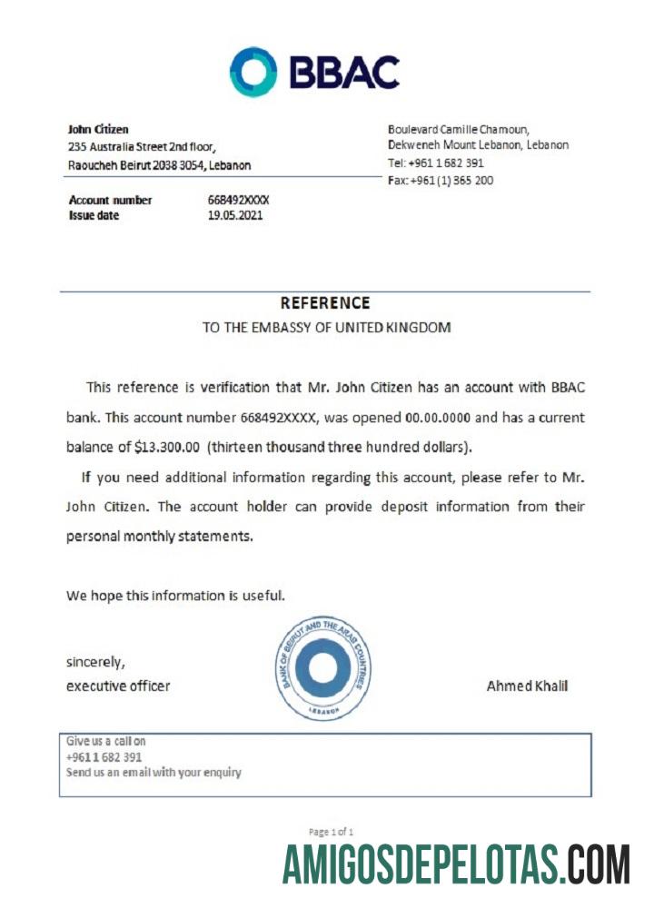 Lebanon BBAC Referensi pratinjau