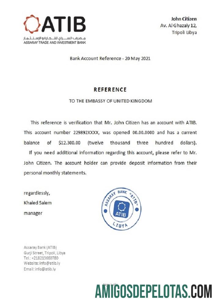 Libya Assaray bank Referensi desain