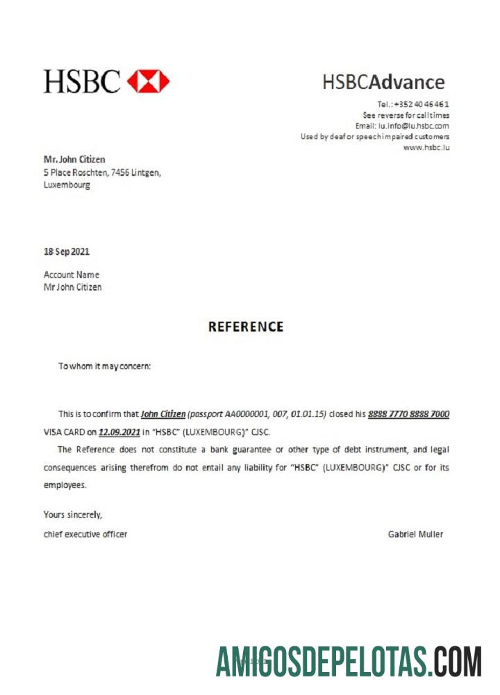 Luksemburg HSBC closure Referensi makering