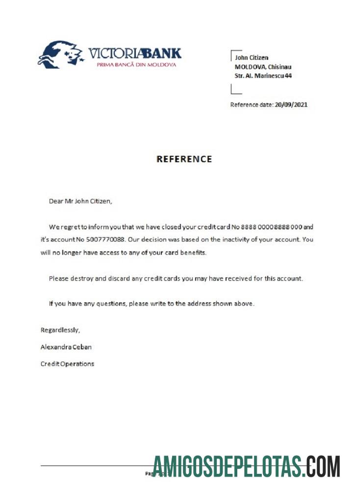 Moldova Victoriabank closure Referensi sampel