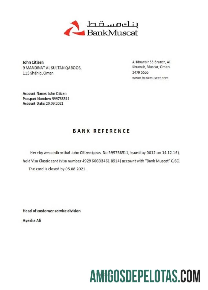 Oman Muscat closure Referensi templat