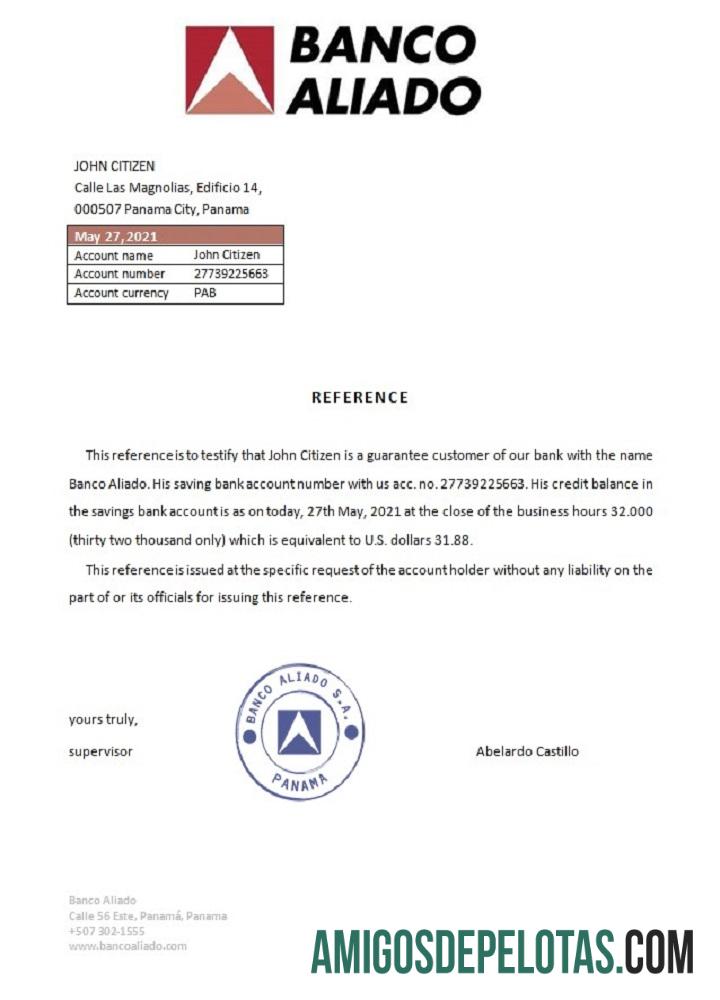 Panama Banco Aliado Referensi desain
