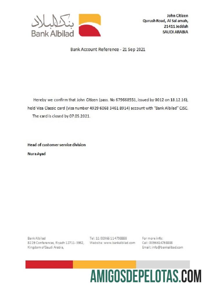 Arab Arab Saudi Albilad bank closure Referensi templat