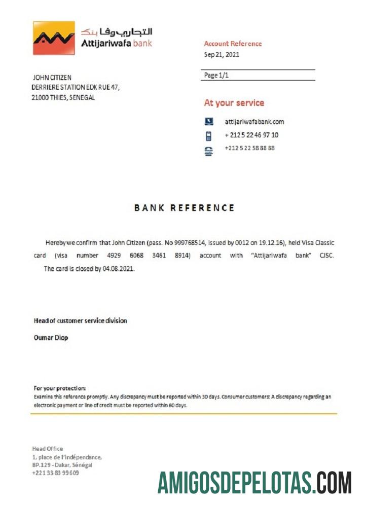 Senegal Attijariwafa bank closure Referensi pratinjau