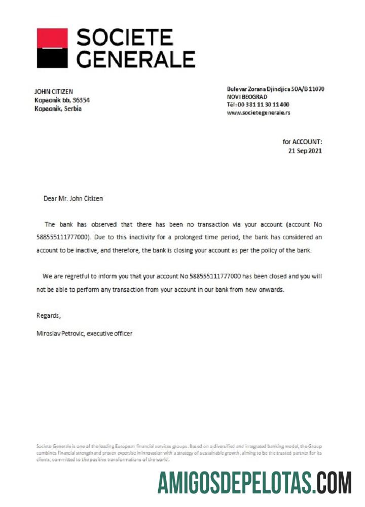 Serbia Societe Generale closure Referensi desain