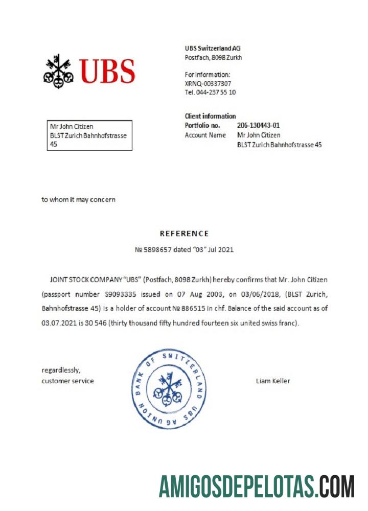 Swiss UBS Referensi pratinjau